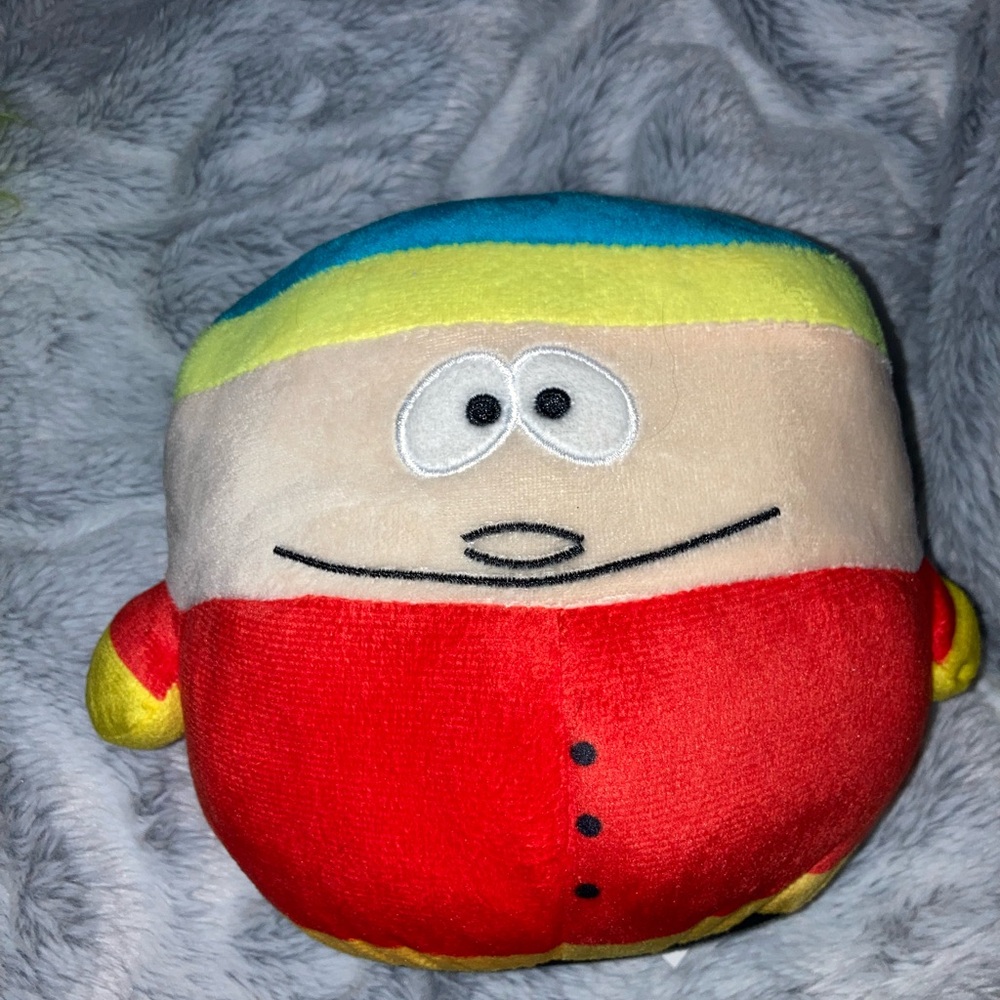 Cartoon Character Plush Toy - Red, Yellow, Blue cart man south park plush